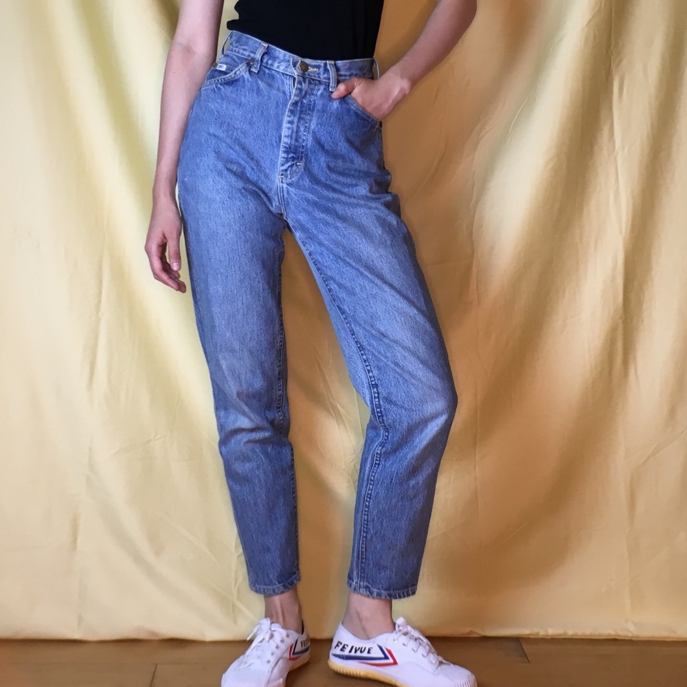 Vintage Classic Lee High Waist Blue Jeans
